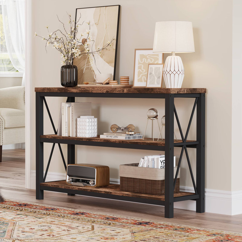 Console 47,24 po Aust, Brun rustique