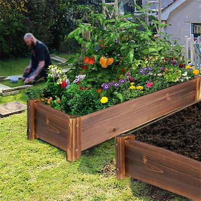 Ahjanay Wood Planter Box
