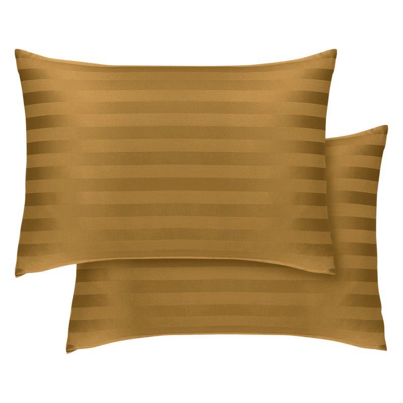 Microfiber Machine Tufted Pillowcase Case Pack, Ochre