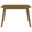 Ensemble de table de salle à manger 5 pièces de style Mid-Century moderne avec chaises courbées et table rectangulaire pour espaces compacts