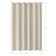 Linen Textured Shower Curtain and Hooks Set-654248346