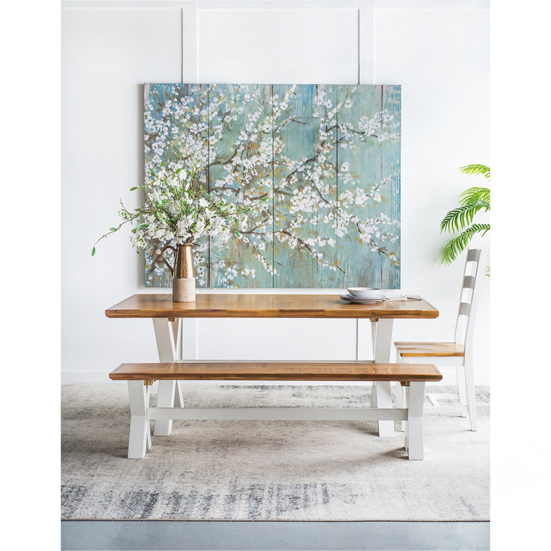 Ensemble de 4 impressions sur toile 18,5 po x 59 po Saison