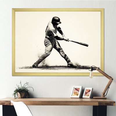 " Baseball Focused Batter "
