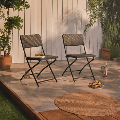 Foldable Outdoor Patio Dining Side Chair