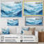 «White and Blue Glacier Charm», reproduction d'art sur toile-108314419-108314422