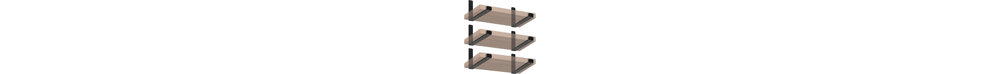 6 Pack - 11.25" X 6" J Lip Shelf Brackets Rustic Fa...