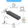 12V  Back Dimmable LED Power Supply for Cabinet Strips Lights