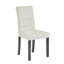Ensemble de 6 chaises de salle à manger Parsons, chaises de salle à manger rembourrées capitonnées, chaises de cuisine en lin avec dossier haut, chaises d'appoint avec pieds en bois massif pour la cuisine, la salle à manger et les appartements-115282262-115282263