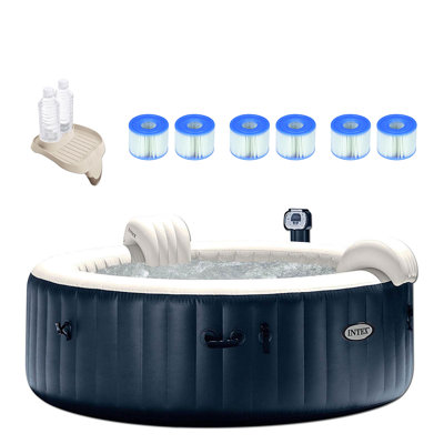 Intex 170 - Jet Vinyl Round Inflatable Hot Tub