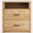 23” 2 Drawer Nightstand with Finished Back-641543665