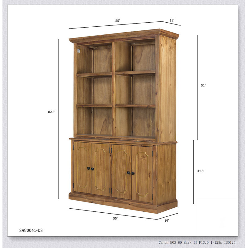 53x19x83" Cabinet Brown
