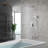 3 Function Wall Mount Complete Rainfall Shower System with 3 Setting Handheld and Tub Spout-64564554