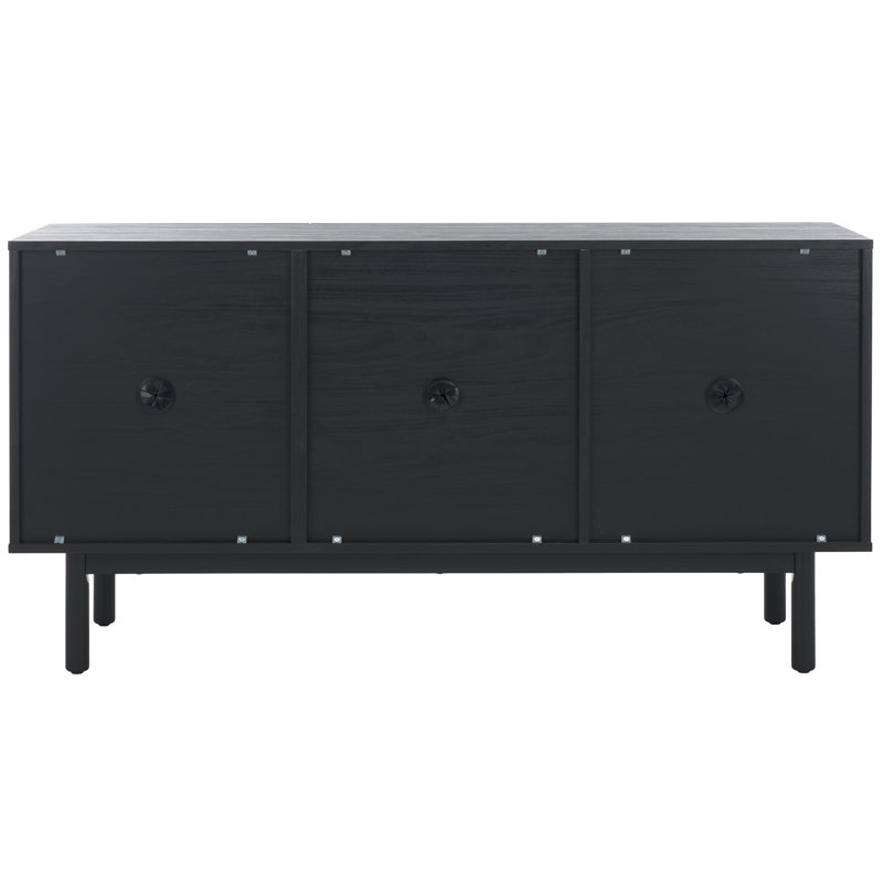 Meuble télé pour téléviseur de 60 po ou moins Spigner, Black / Natural