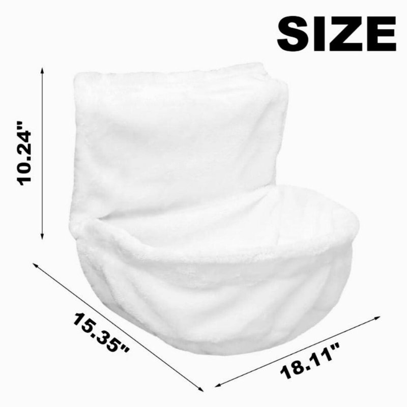 Lit hamac en flanelle pour chat, Beige