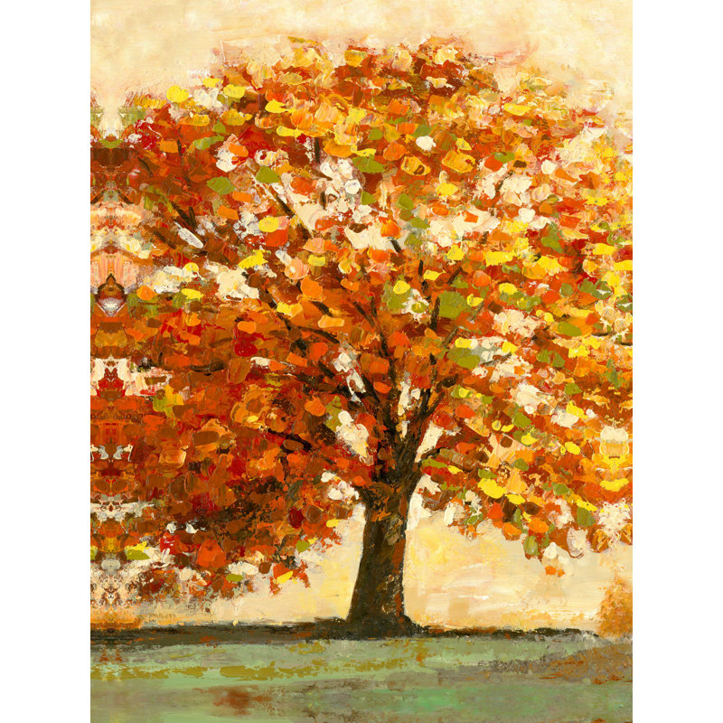 Rustic Tree 2 - Impression sur toile tendue, H 16 po x l 12 po
