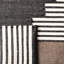 Tapis noir / ivoire en laine tissé à la main Ingelene-1313496949