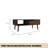 Coffee Table, One Open Shelf, One Drawer, Dark Walnut