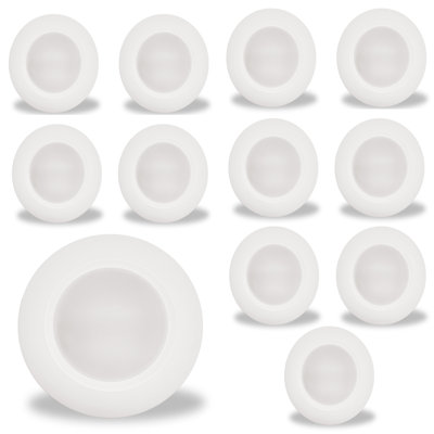 14 Watt 7" LED Disc Light, 5CCT Selectable - 27/30/35/40/50K, 1100 Lumens