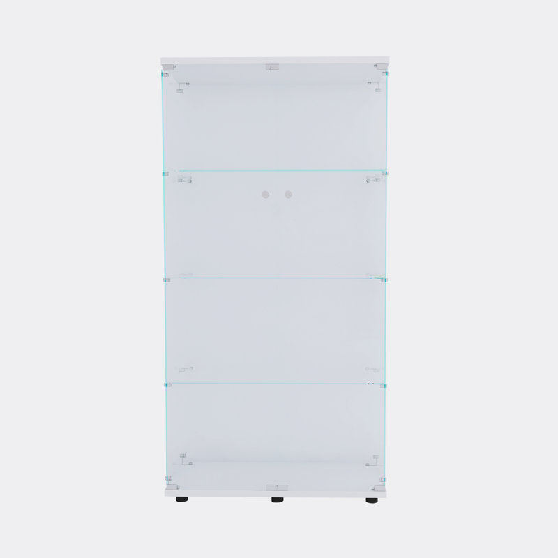 Davantae Accent Cabinet, Transparency/White