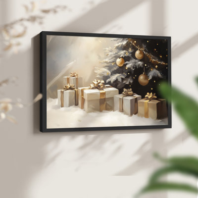 Art de Noël - CMLXVI - Reproduction encadrée - Restickable