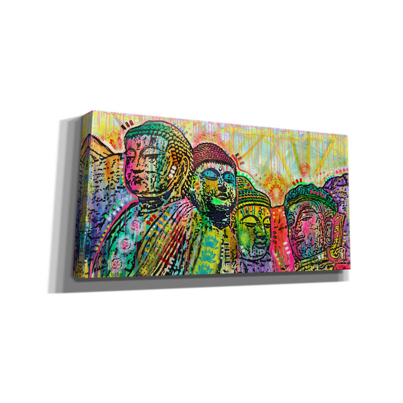 «Mt Peacemore» par Dean Russo, art mural sur toile, H 12 po x l 24 po x P 0,75 po