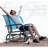 Glider Swing For Outdoor, 3 Seats, Mesh Fabric, Metal Frame, Gray, Smooth Rocking, Great Patio And Backyard, 57.9" L X 27.6" W 33.5" H, 660 Lbs Capacity Outdoor Bench, - Seater Design, Breathable