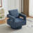 29.13" W Square Swivel Accent Chair, Modern Rotating Arm Chair With Open Back,360 Degree Rotation, Lounge Club Chair With Removable Back Cushion For Living Room, Hotel, Bed Room-928248214