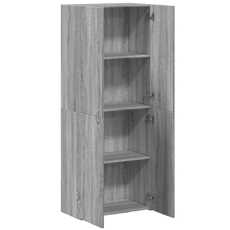 Storage Cabinet, Grey Sonoma