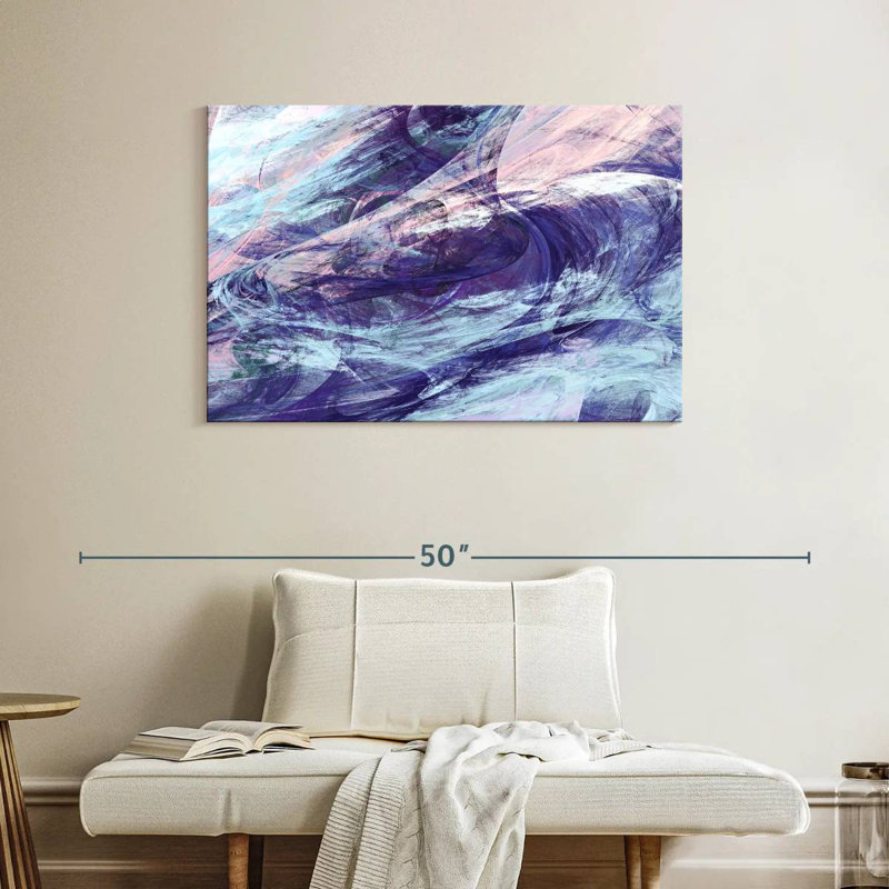 Avery Violet Blues Abstract