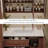 Light luxury retro bathroom cabinet