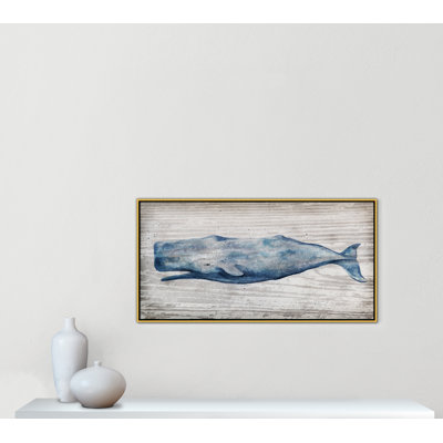 Brannen Blue Whale - Picture Frame Print