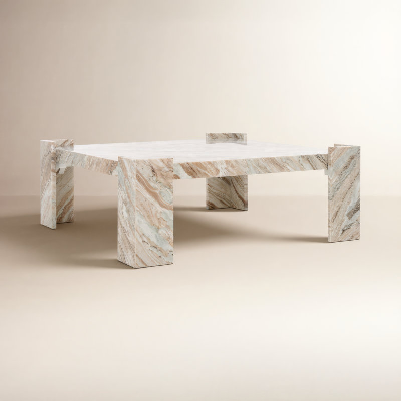 Delaine Marble Top Single Coffee Table