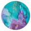 Turquoise et mauve liquide Art I-68853543