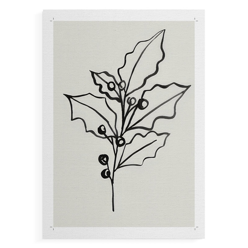 Evergreen Ink II - impression sur toile seulement - non encadrée, H 18 po x l 12 po