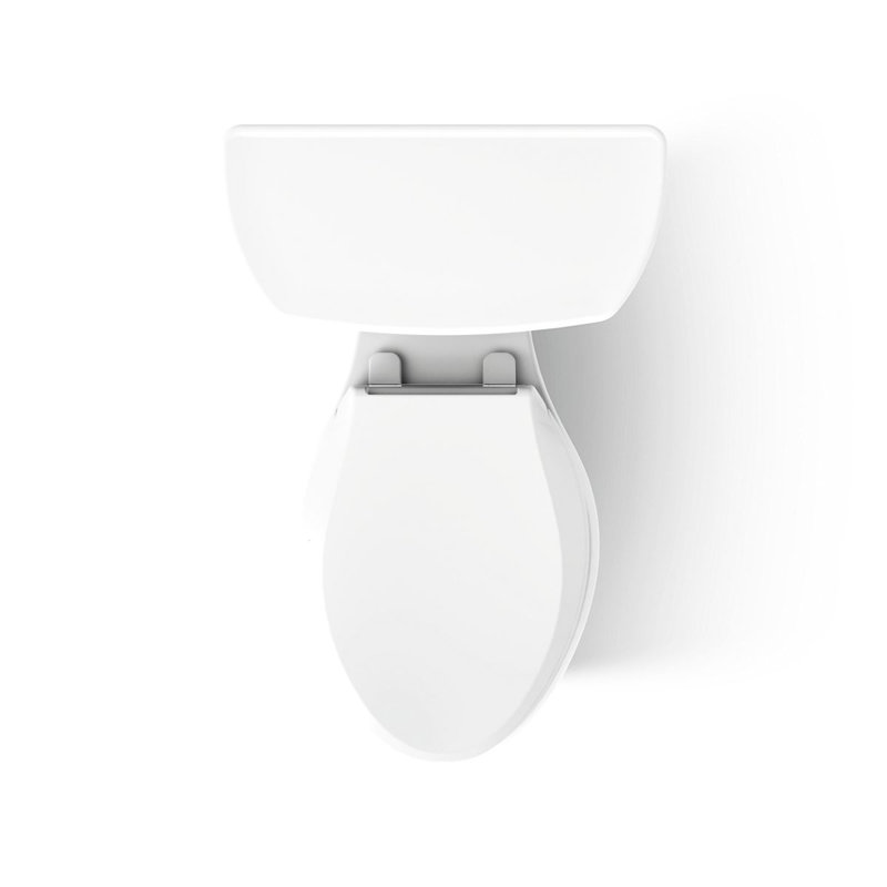 Highline Elongated Two-Piece toilet, No, Left-Hand, White