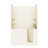 Tucson 60'' x 30'' Walk-in Whirlpool Fiberglass Bathtub with Faucet-23011324-23011326