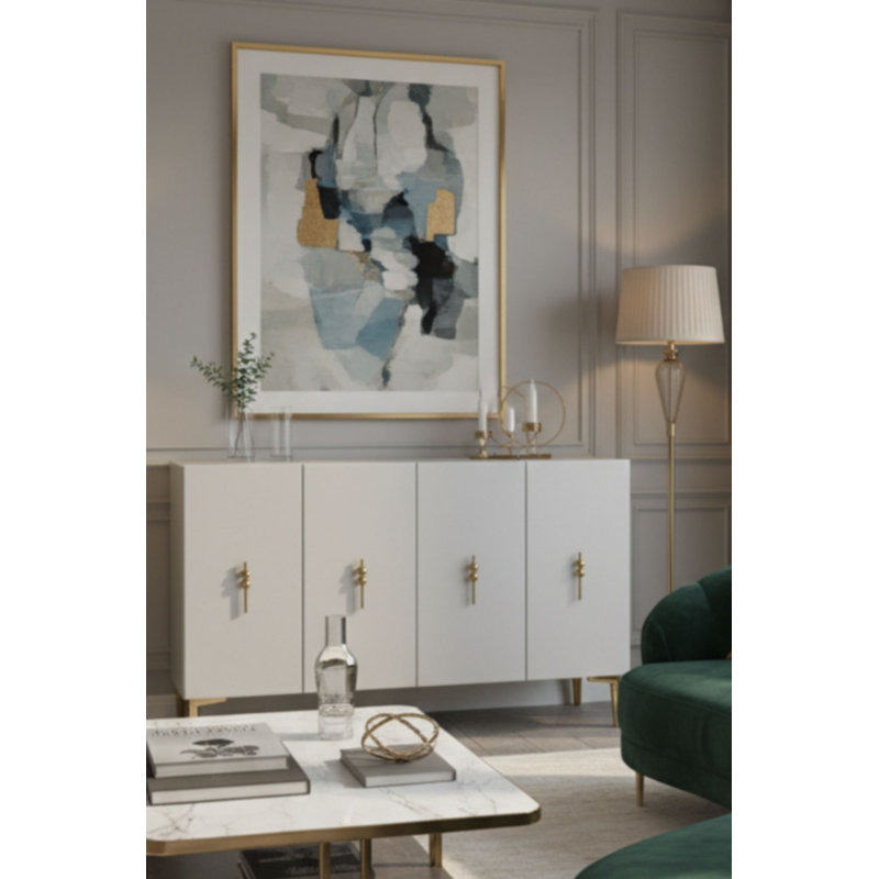 Console, White/Gold
