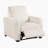 37.5" Modern & Contemporary Chenille Fabric Power Reclining Chair with Wall-Hugger Design, USB-A & C Charging Ports
