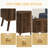 Accent Table, End, Side Table, Small, Storage, Lamp