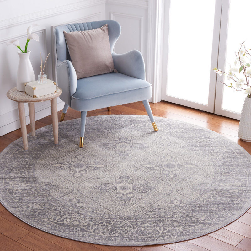 Brentwood Performance Oriental Rug, Round 6'7"