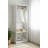 32" White Wood Walk-In Closet With One Rod