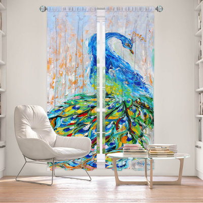Ensemble de rideaux en polyester 2 pièces