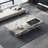 Modern rectangular marble coffee table living room-105843924