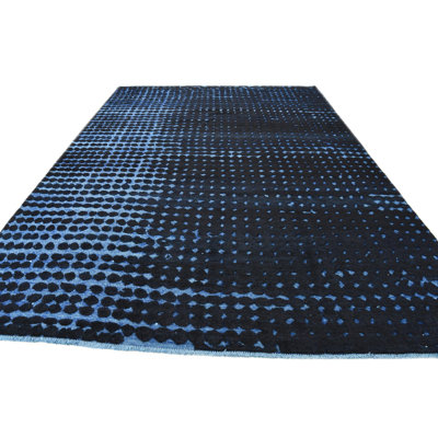 8x10 Philip Navy Blue Rug