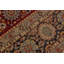 Tapis de zone en laine rouge/brune 8 pi x 10 pi 3 po one-of-kind à la main noué la Parrino