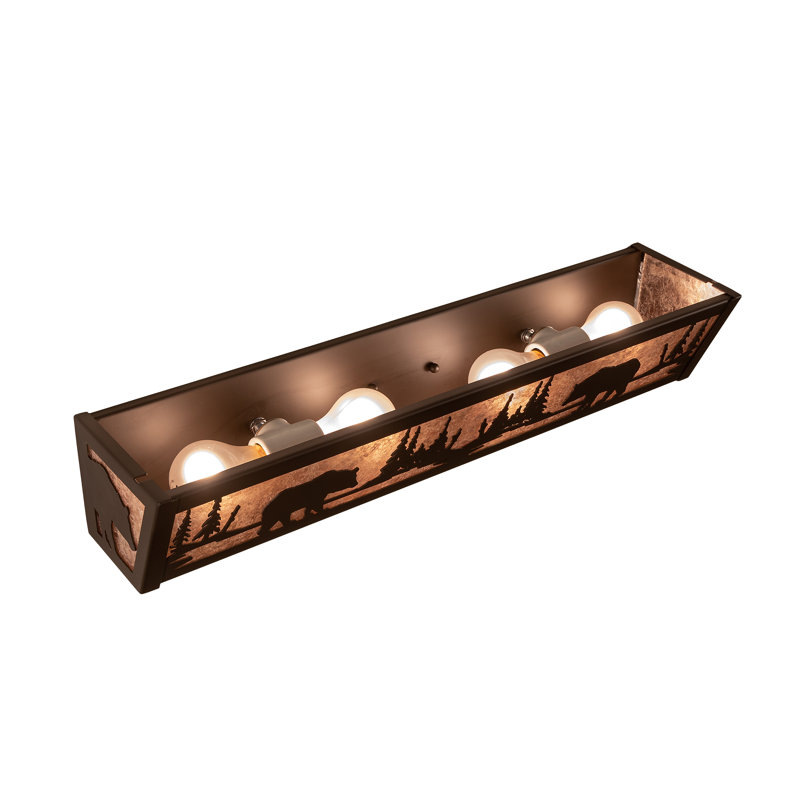 4 - Light Vanity Light, Oil Rubbed Bronze