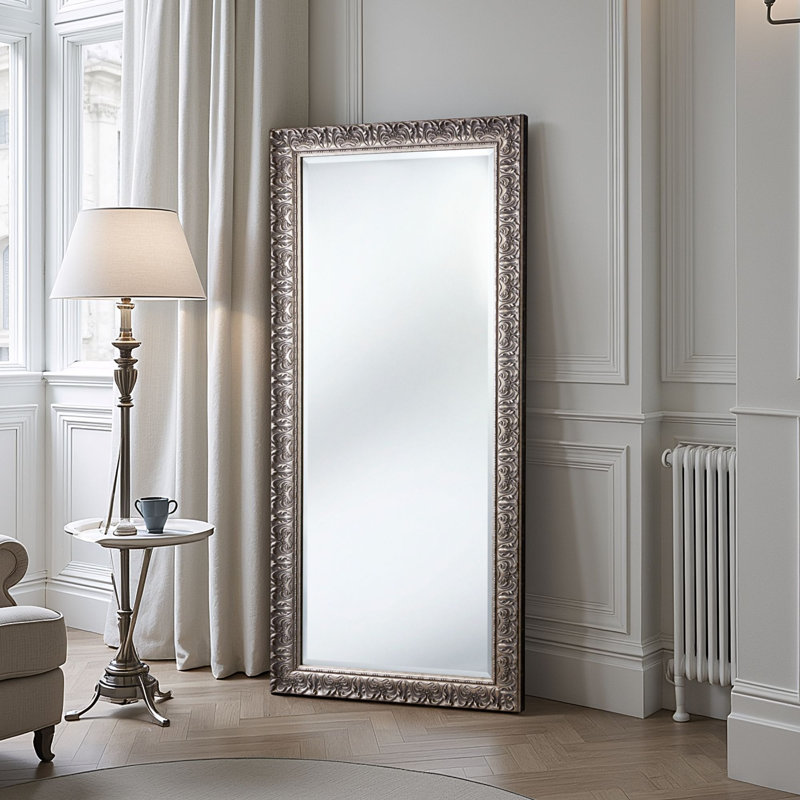 Rectangle Mirror, Silver, 169 cm H x 77 cm W