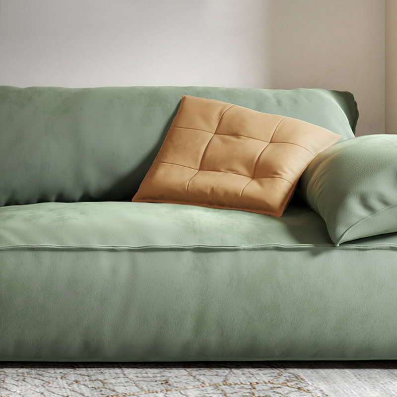 Canapé modulaire en polyester vert