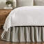 Jupe de lit Burlap Dove Grey-31544484