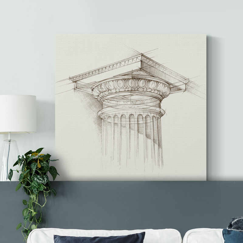 " Column Schematic I ", 10" H x 10" W x 1.5" D